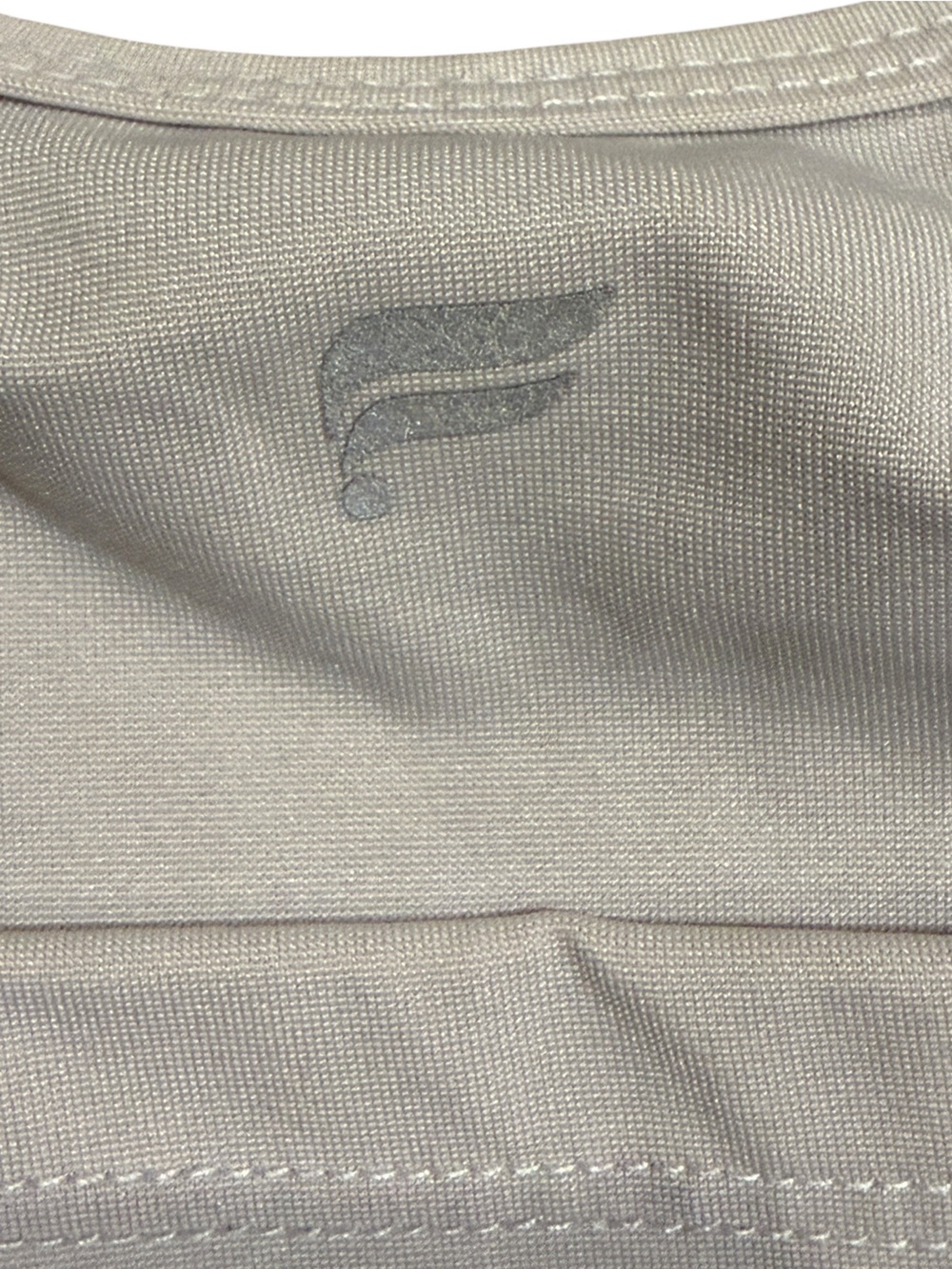 Fabletics Large White Racerback Sports Bra - Picture 4 of 4